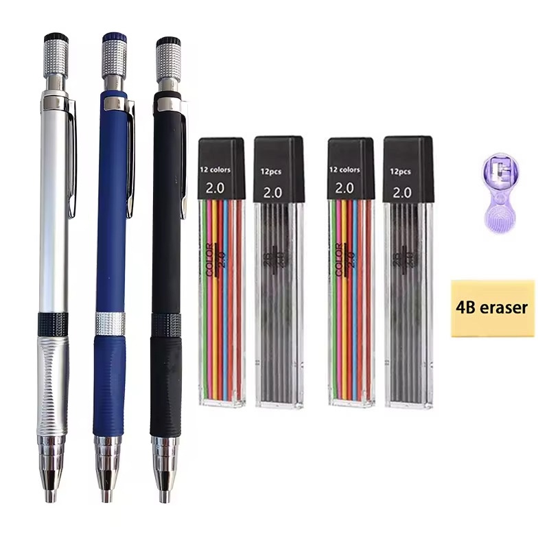 Staedtler Pencil Lumocolor - Mechanische potloodset 2,0 mm met 2B