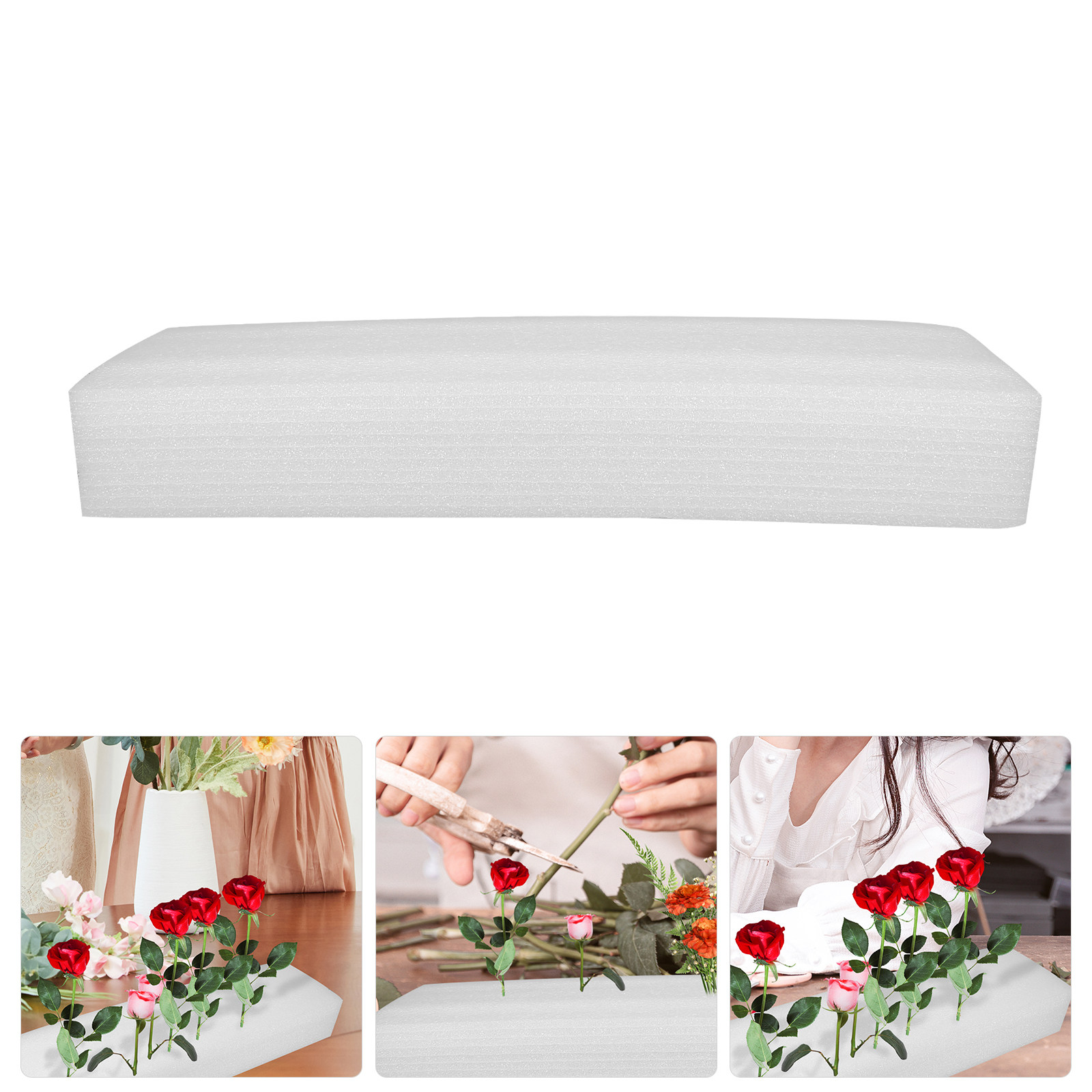 Embellishment Crafts - Schuimblokken voor knutselen 50 cm wit