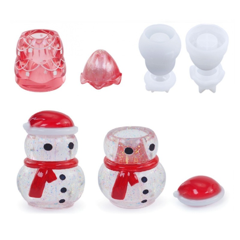 Kerst Opslagpot Epoxyhars Mal  - Craft Embellishment Storage recensie en prijs
