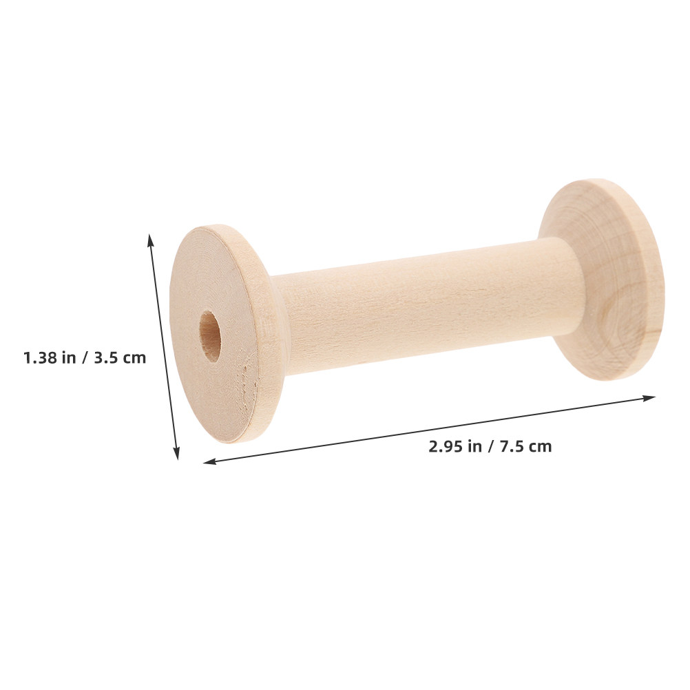 4-delige houten draadspoelense - Embroidery Craft recensie en prijs