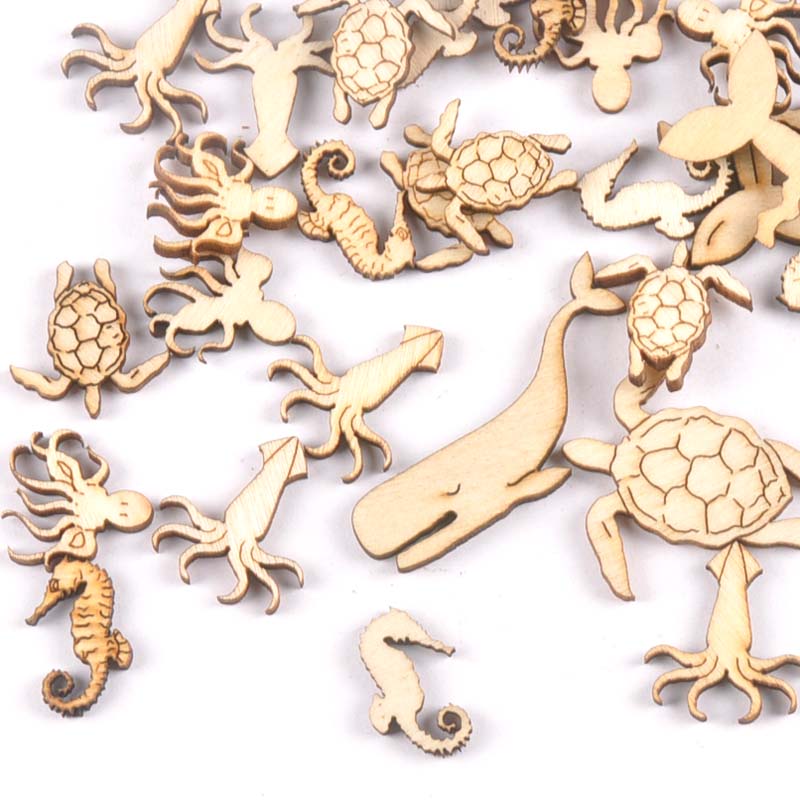 20Pcs 25-40Mm Sea Turtle/Paard - Craft Embellishments recensie en prijs