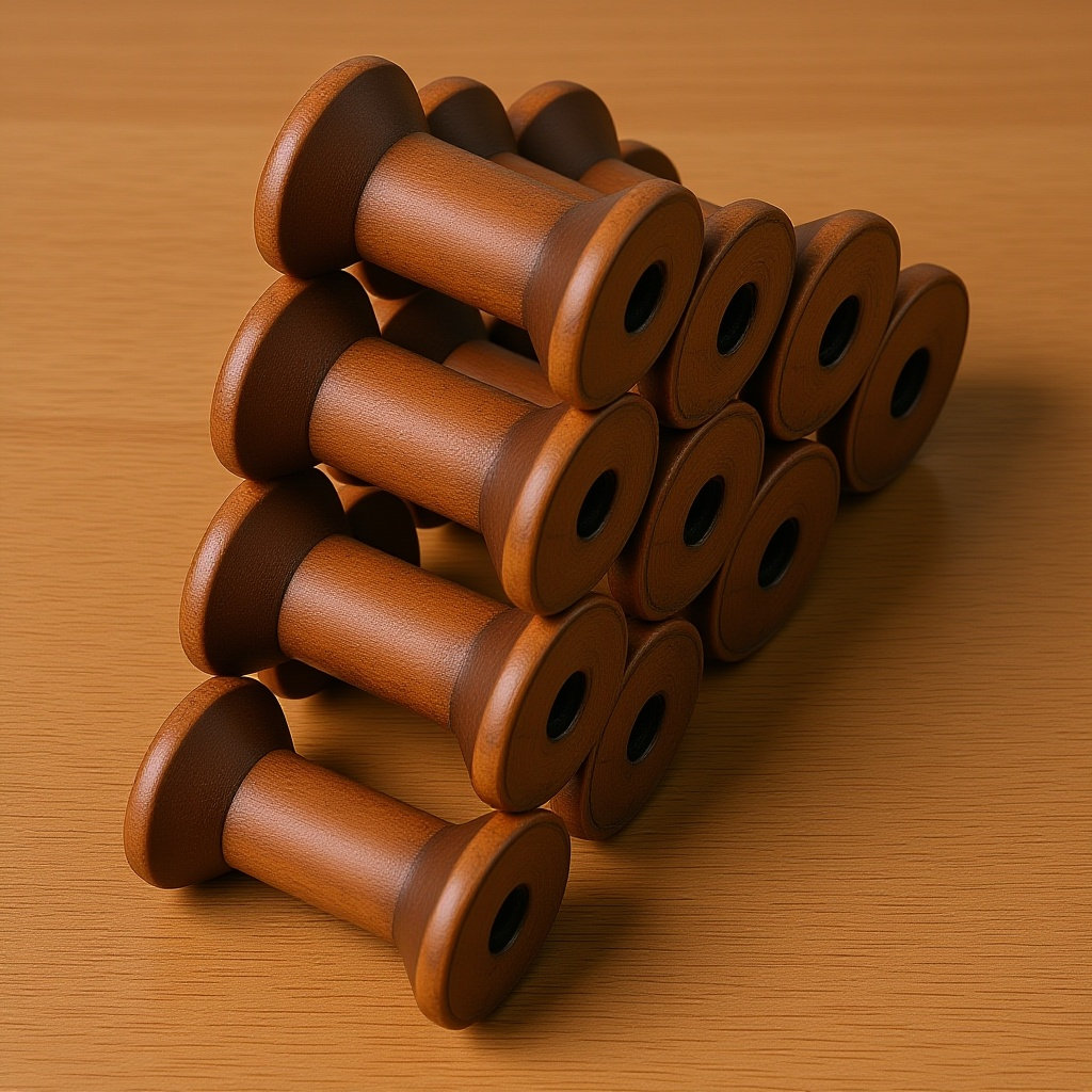 10 Stuks Vintage Houten Spoele - Organza Ribbon Spool recensie en prijs