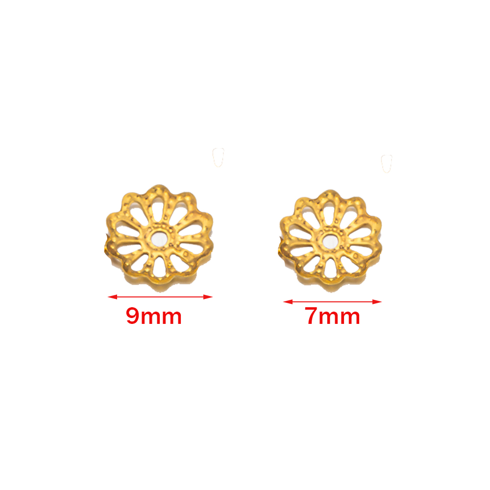200 stuks 7/9mm filigraan bloe - Embellishment Crafts recensie en prijs