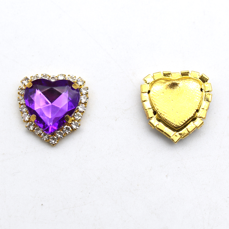20 mm 10 stuks gouden platte b - Sew On Rhinestone recensie en prijs