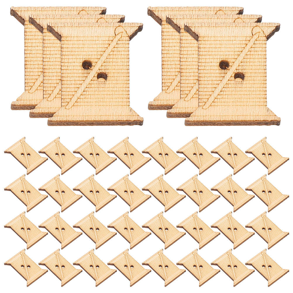 100 stuks houten borduurgaren  - Embroidery Craft recensie en prijs