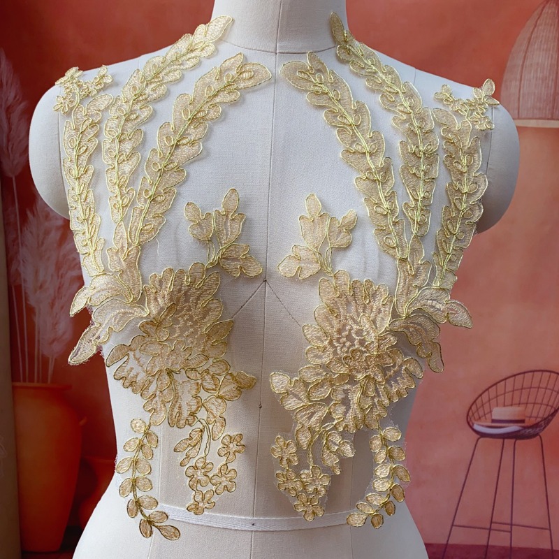 Gouden kantbies voor bruilofts - Craft Embellishments recensie en prijs