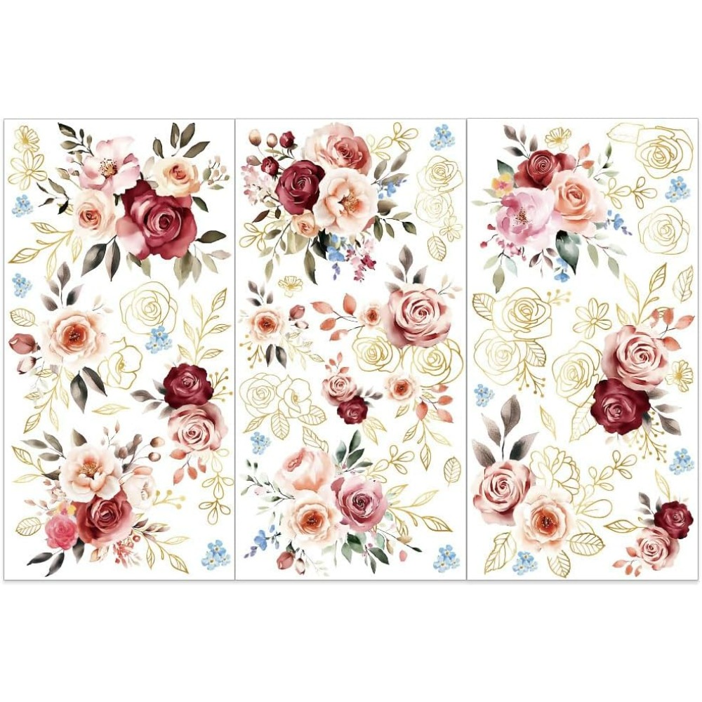 3 stks/set Aquarel Rozen Wrijv - Embellishment Crafts recensie en prijs