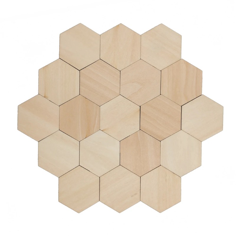 10-120mm Houten Zeshoek Blank  - Craft Embellishments recensie en prijs