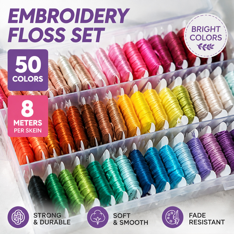 100% katoenen borduurset met o - Embroidery Craft recensie en prijs